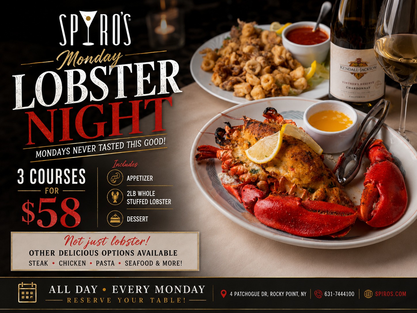 Monday Lobster Night